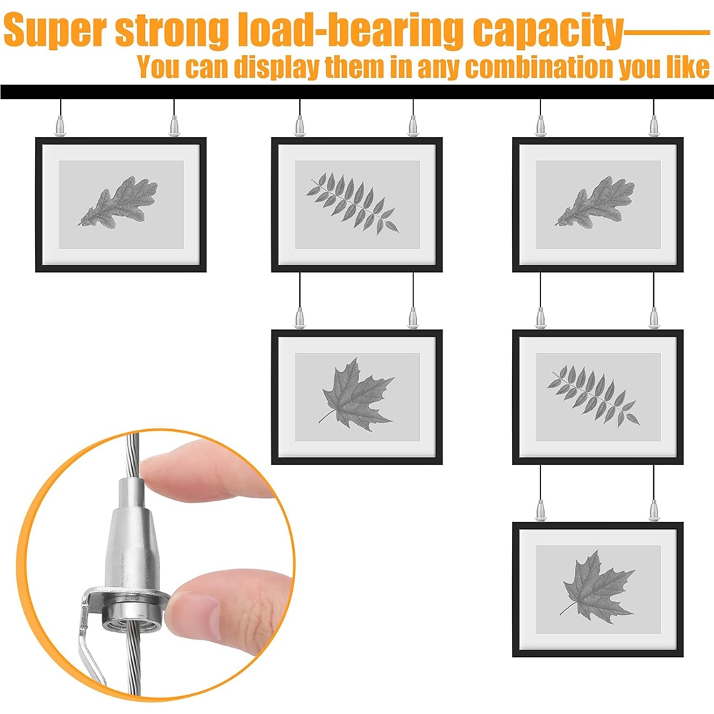 Hình Móc Khung Móc Có Thể Điều Chỉnh Dây Thép Dây Treo Hình Móc Khung Tranh Treo Móc