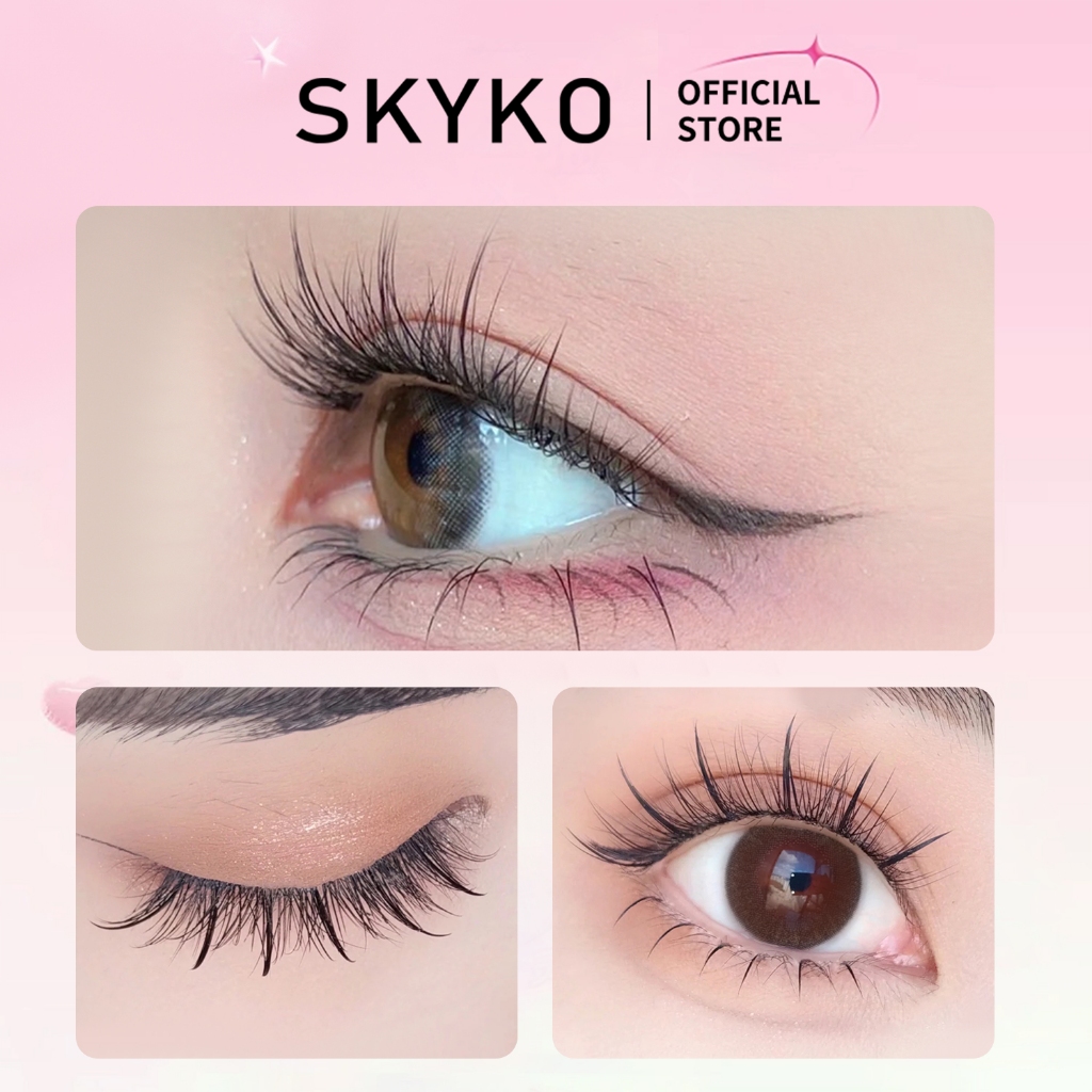 SKYKO Mi giả No Gule Lông mi giảchống thấm nước lâu trôi