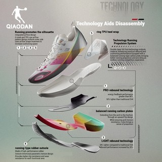 Giày bóng rổ nam Qiaodan FERISE Low-Top Pro Responsive Chống trượt Carbon Court Giày thể thao QDA013251177