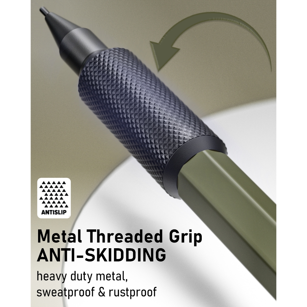Nicpro 3 CÁI 1.3 mm Bộ bút chì cơ khí 3 màu với 36 chì nạp lại, 3 tẩy - Bút chì thợ mộc hạng nặng MP2000 kim loại chịu thời tiết để vẽ phác thảo đánh dấu ngoài trời