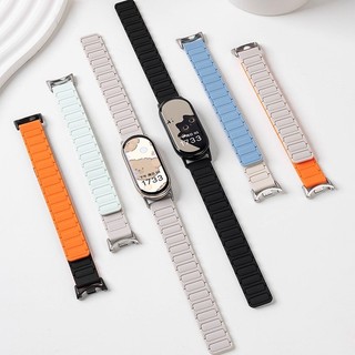 Dây Đeo Cho Xiaomi Smart Band 8 / 9 / 10 Thể Thao Silicon Chống Thấm Nước Từ Thay Thế Dây Đeo Tay Thoải Mái Phụ Kiện