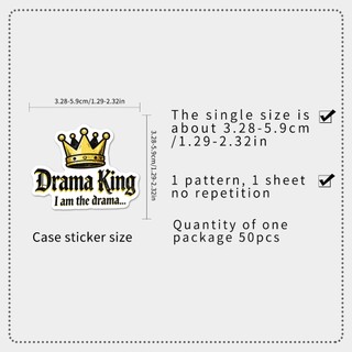 Bộ 50 Vui Vẻ Tiếng Anh Graffiti Dán DIY Laptop Hành Lý Vali Đề Can Dán Đồ Chơi Trẻ Em