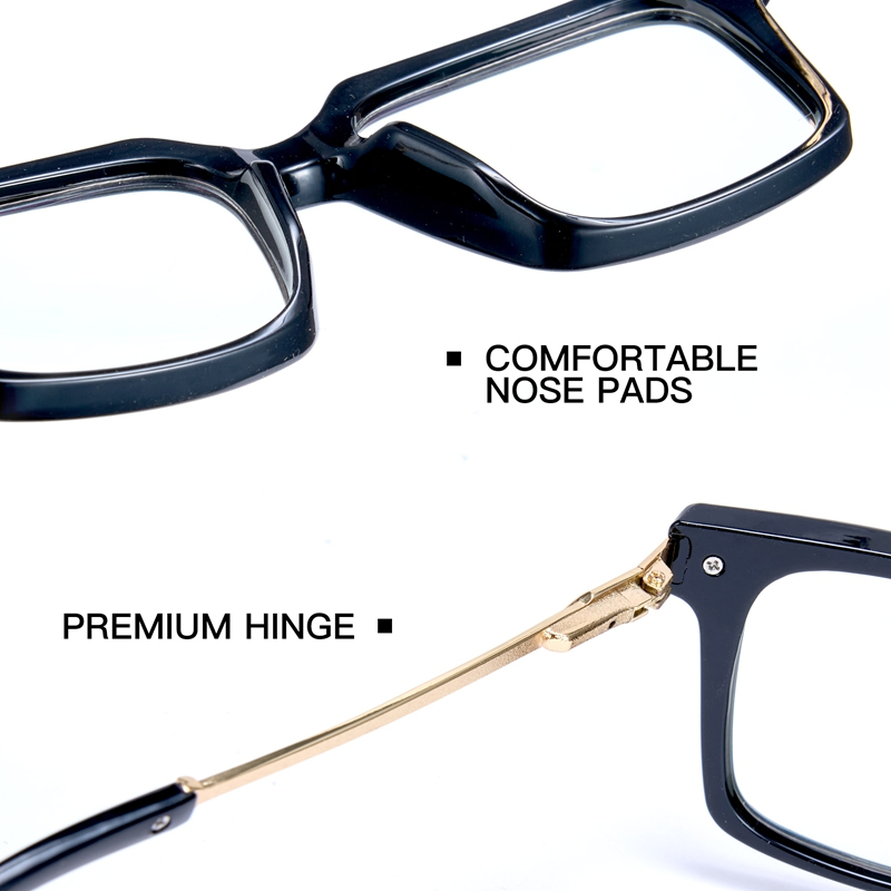 Cyxus Mắt Kính Đổi Màu Photochromic Chống Ánh Sáng Xanh Gọng Kim Loại PC Bảo Vệ Mắt Cho Nhân Viên Văn Phòng 8325
