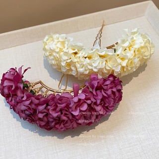 Kẹp tóc hoa vải nhẹ nhàng, thanh lịch, tinh tế - Phù hợp cho nữ