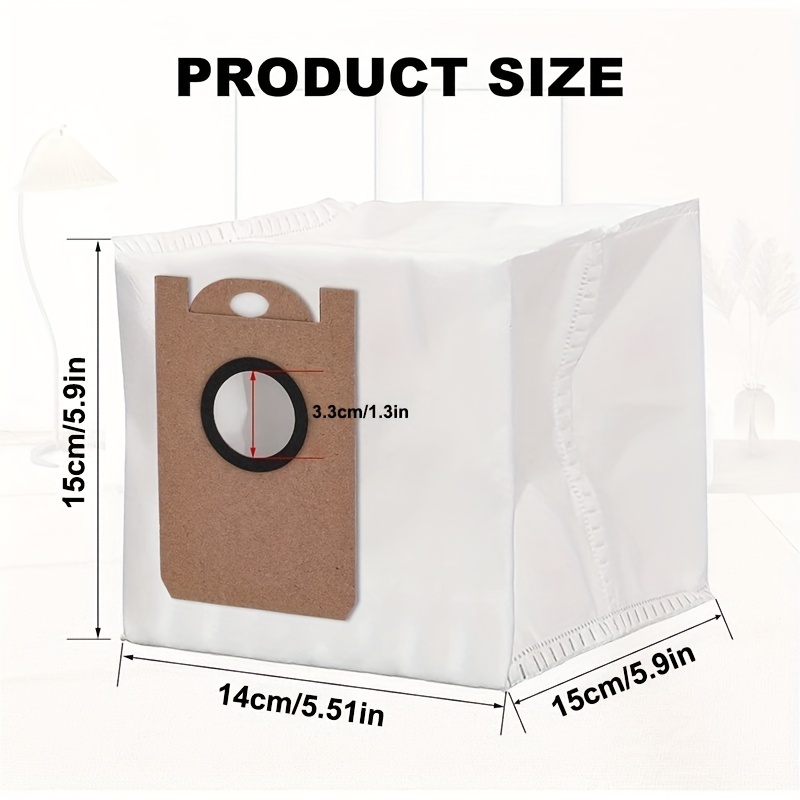 Túi Đựng Bụi Cho Proscnic M7 Pro M8 Pro Lydsto G2 ILIFE T10S Robot Quét Thay Thế Máy Hút Bụi