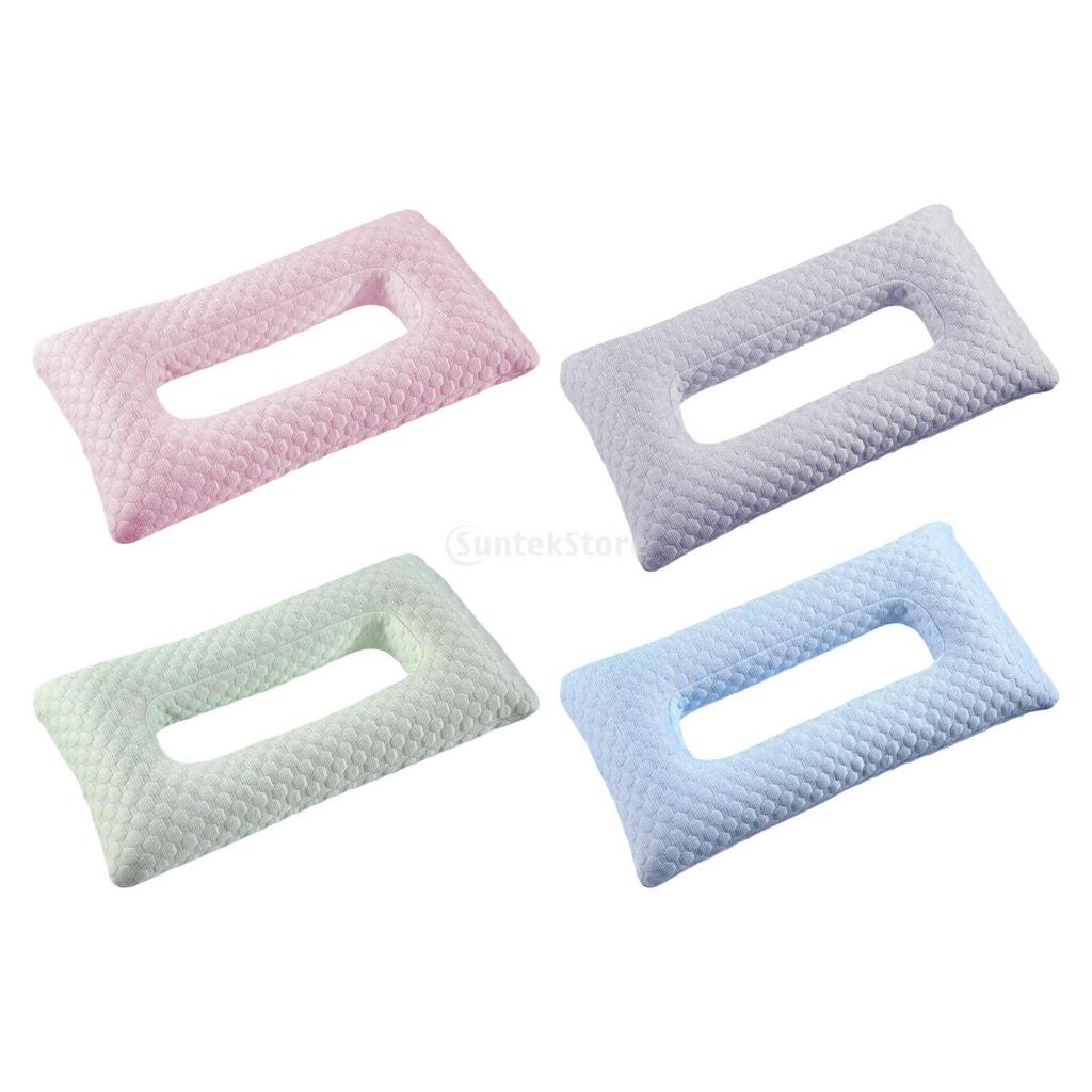 Gối xỏ khuyên Hỗ trợ tai di động Gối lỗ tai Đệm làm bằng vải Polyester thoáng khí và mềm mại để sử dụng trong và