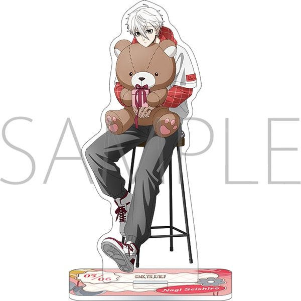 Chân đế Acrylic khóa xanh - Rin Itoshi, Yoichi Isagi, Nagi Seishiro Yo Hiori - Móc khóa Anime Merch