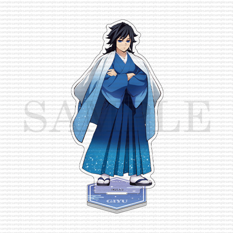 Demon Slayer: Kimetsu no Yaiba JF2026 Acrylic Đứng Móc Khóa Zenitsu Anime Mô Hình Hình Hình Bộ Sưu Tập