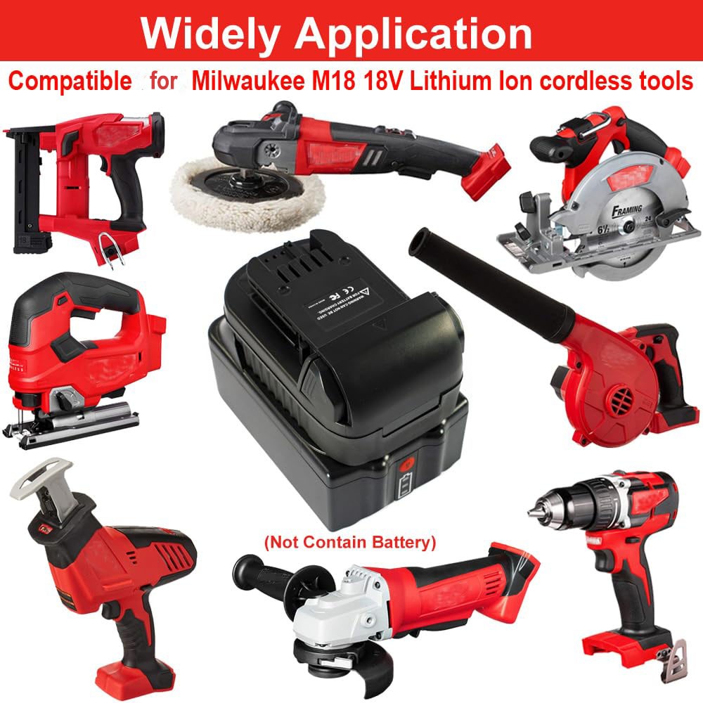 ALASICKA MT20ML Bộ Chuyển Đổi Pin Cho Makita 18V Li-Ion Pin Chuyển Đổi Để Làm Việc Cho Milwaukee 18V Không Dây Dụng Cụ Điện