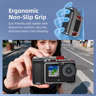 Dành Cho DJI OSMO HÀNH ĐỘNG 6 Đường Camera Bộ Tay Cầm Mở Rộng Thỏ Lồng Thể Thao Khung Camera Bảo Vệ action6 Thể Thao Phụ Kiện Camera