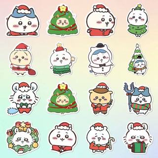 68 Chiếc Giáng Sinh Chiikawa Kawaii Dán DIY Ván Trượt Laptop Chống Thấm Nước Hoạt Hình Kid Đồ Chơi Miếng Dán