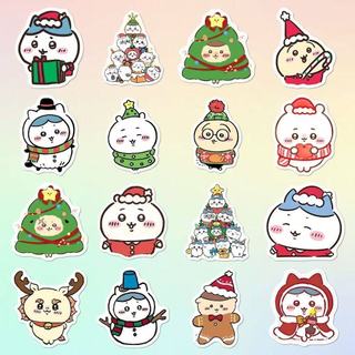 68 Chiếc Giáng Sinh Chiikawa Kawaii Dán DIY Ván Trượt Laptop Chống Thấm Nước Hoạt Hình Kid Đồ Chơi Miếng Dán