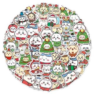 68 Chiếc Giáng Sinh Chiikawa Kawaii Dán DIY Ván Trượt Laptop Chống Thấm Nước Hoạt Hình Kid Đồ Chơi Miếng Dán