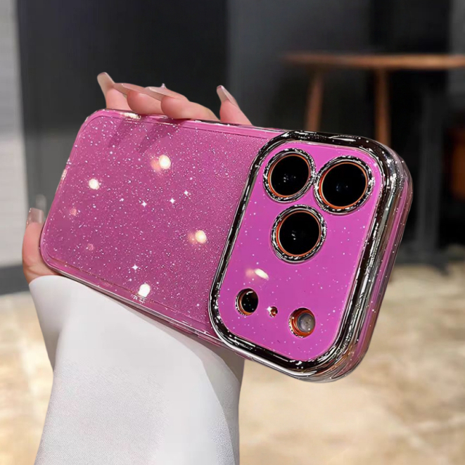 Ốp lưng cứng lấp lánh 3 trong 1 tương thích với iPhone 11 Pro max 12 pro max 13 pro max 14 pro max 15 pro max 16 pro max 17pro max 16plus 17air case