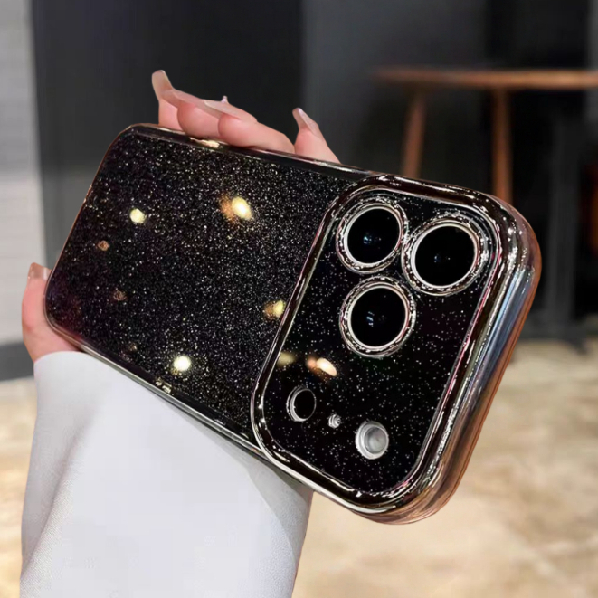 Ốp lưng cứng lấp lánh 3 trong 1 tương thích với iPhone 11 Pro max 12 pro max 13 pro max 14 pro max 15 pro max 16 pro max 17pro max 16plus 17air case