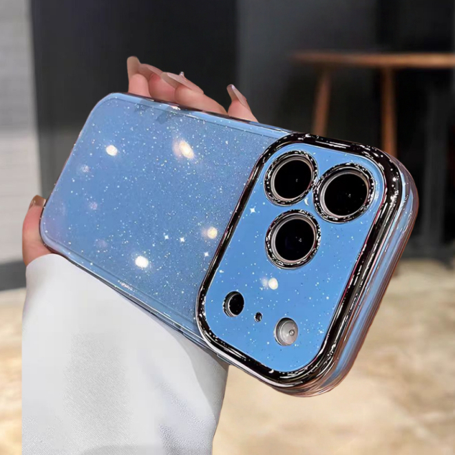 Ốp lưng cứng lấp lánh 3 trong 1 tương thích với iPhone 11 Pro max 12 pro max 13 pro max 14 pro max 15 pro max 16 pro max 17pro max 16plus 17air case