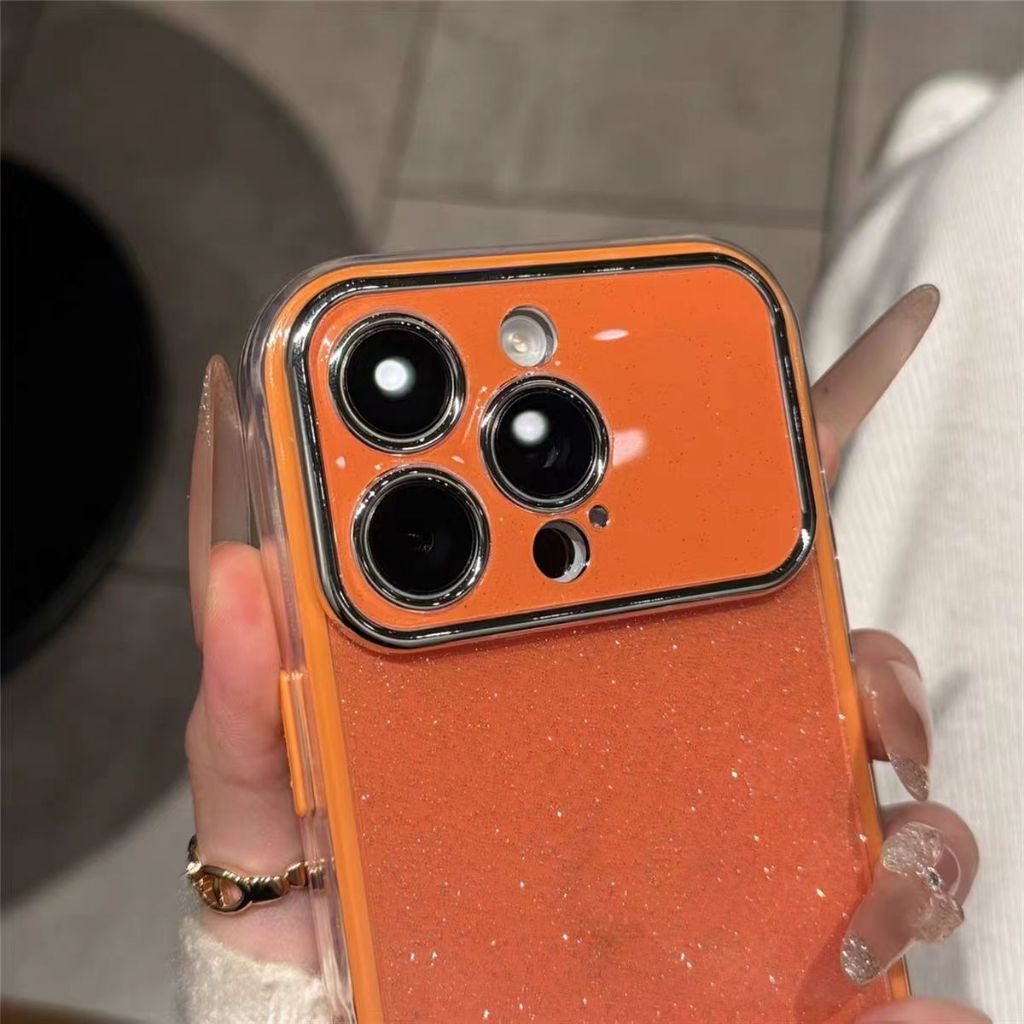 Ốp lưng cứng lấp lánh 3 trong 1 tương thích với iPhone 11 Pro max 12 pro max 13 pro max 14 pro max 15 pro max 16 pro max 17pro max 16plus 17air case