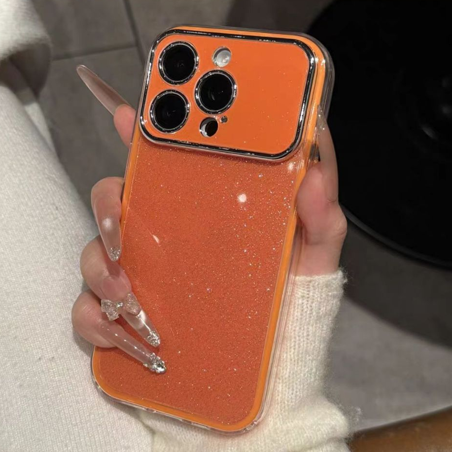 Ốp lưng cứng lấp lánh 3 trong 1 tương thích với iPhone 11 Pro max 12 pro max 13 pro max 14 pro max 15 pro max 16 pro max 17pro max 16plus 17air case