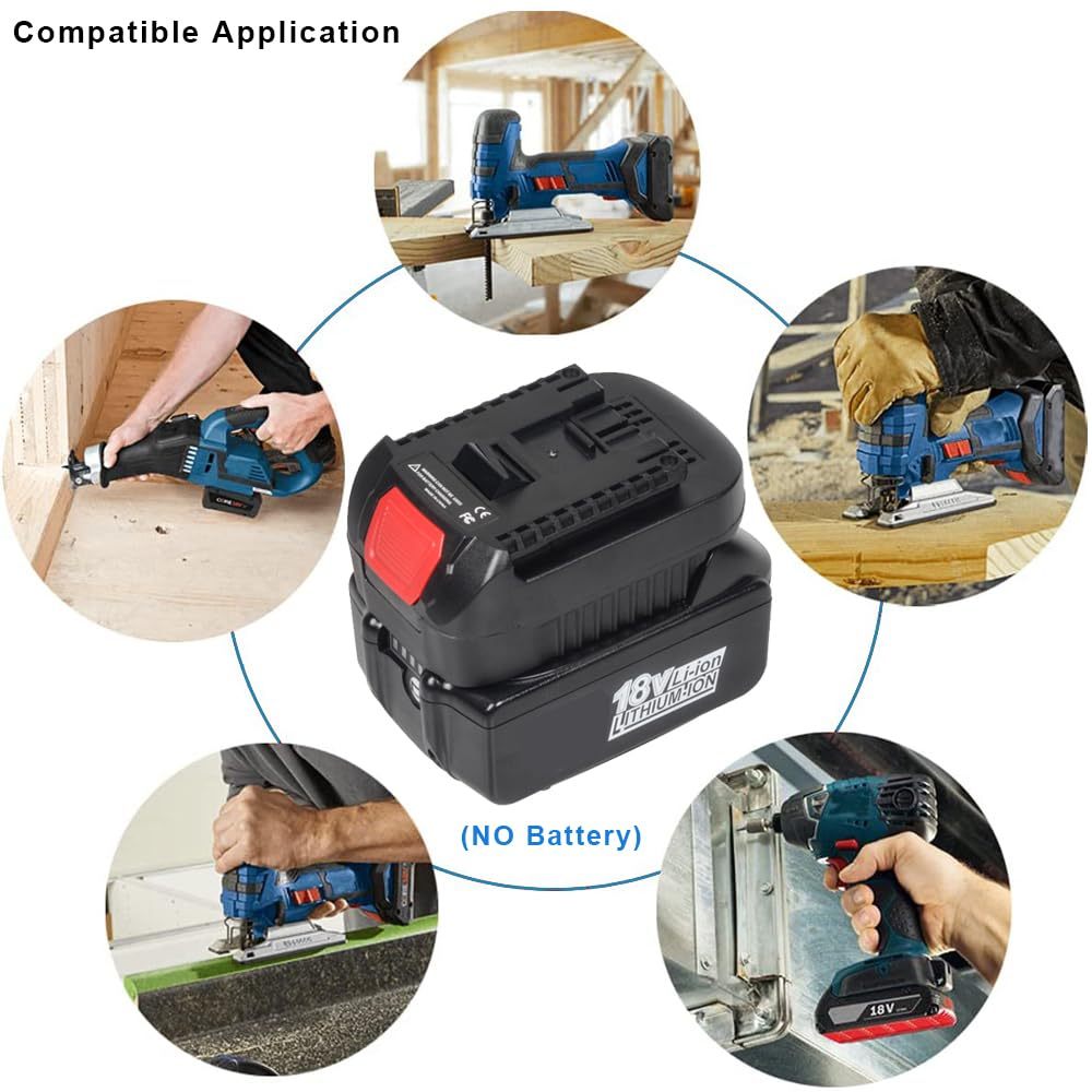 Bộ chuyển đổi pin ALASICKA MT20BSL cho pin Li-ion Makita 18V BL1815 BL1830 BL1850 BL1860 Chuyển đổi để làm việc cho Bosch 18V Lithium Battert Power Tool
