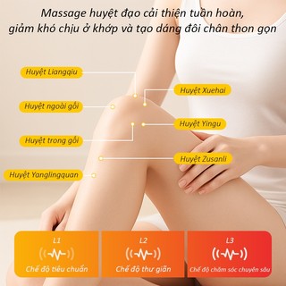 Máy Massage Đầu Gối-NIPLIFE KM-01 Giảm Đau Nhức Chăm Sóc Khớp Gối Tại Nhà