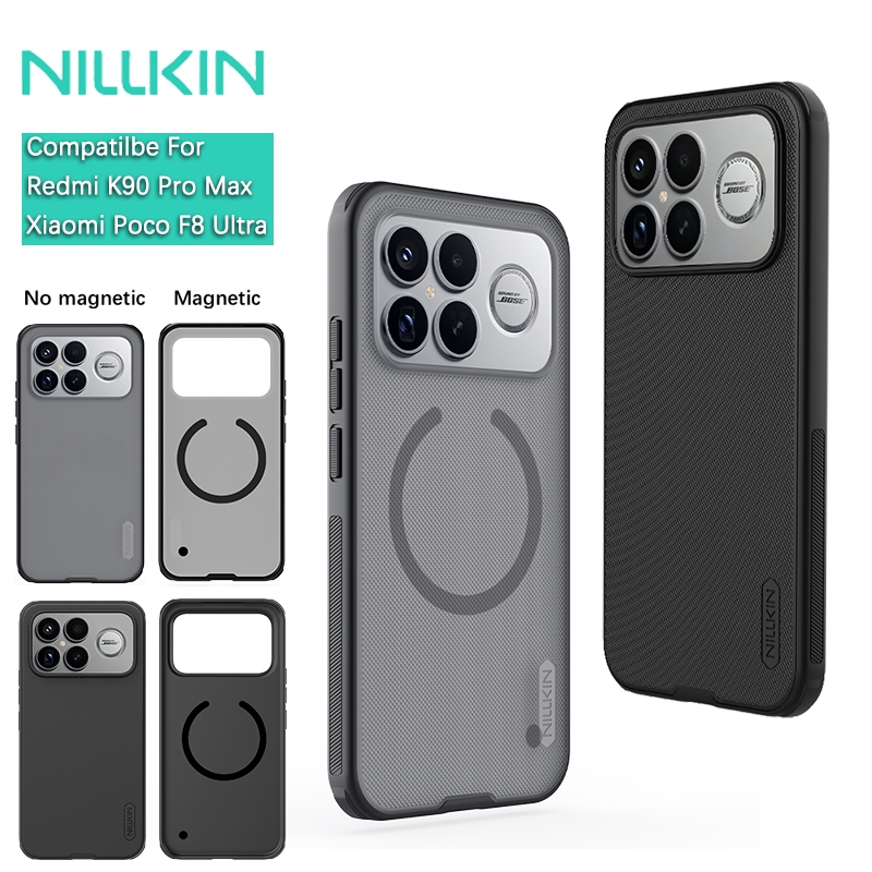Nillkin Cho Redmi K90 Pro Max / Xiaomi Poco F8 Ultra Super Frosted Shield Pro Từ Matte Nhựa Cứng Ốp lưng Vỏ Bảo Vệ
