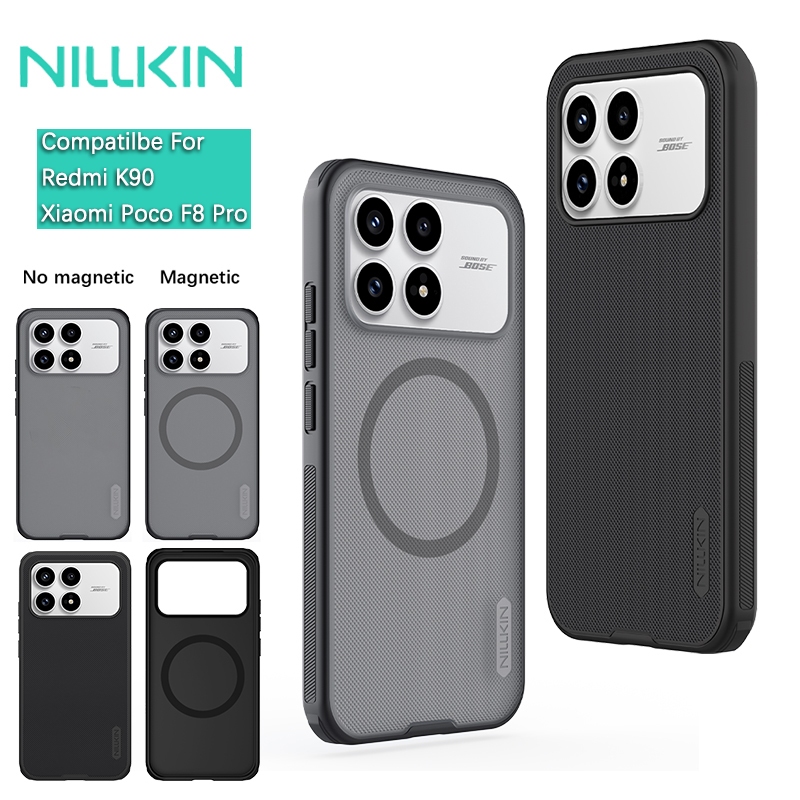 Nillkin Cho Redmi K90 Pro Max / Xiaomi Poco F8 Ultra Super Frosted Shield Pro Từ Matte Nhựa Cứng Ốp lưng Vỏ Bảo Vệ