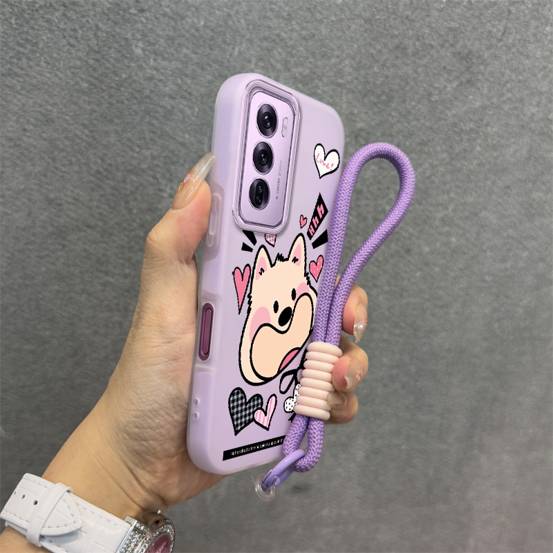 Ốp Lưng Cho Realme C71 Silicone TPU Mềm Cao Cấp Dễ Thương Ốp Lưng Điện Thoại Hình Chú Chó Con Thẩm Mỹ Thiết Kế Mới Miễn Phí Và Tinh Tế Treo Dây