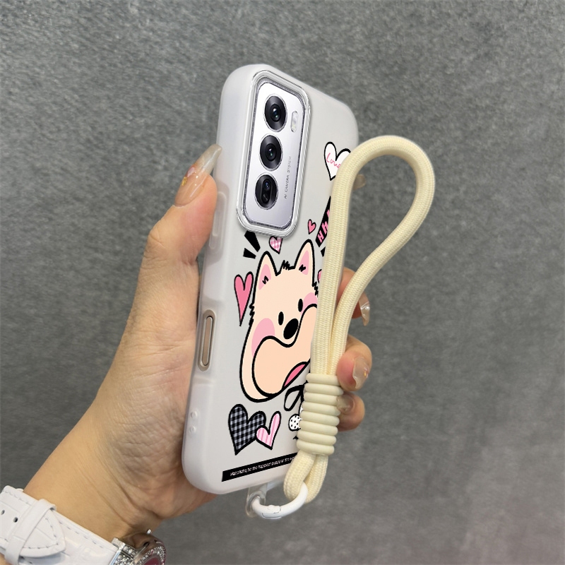 Ốp Lưng Cho Realme C71 Silicone TPU Mềm Cao Cấp Dễ Thương Ốp Lưng Điện Thoại Hình Chú Chó Con Thẩm Mỹ Thiết Kế Mới Miễn Phí Và Tinh Tế Treo Dây