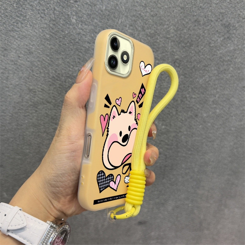 Ốp Lưng Dành Cho Samsung A06 A07 Silicon TPU Mềm Cao Cấp Dễ Thương Ốp Lưng Điện Thoại Hình Chú Chó Con Thẩm Mỹ Thiết Kế Mới Miễn Phí Và Tinh Tế Treo Dây