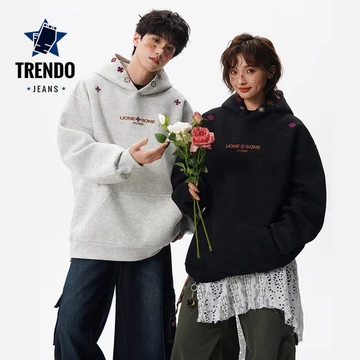 Áo Hoodie Thêu full Nón dày dặn cao cấp, Áo Khoác Hoodie Nỉ Nông Basic Phong Cách Đường Phố Trẻ Trung Áo Hoodie Phom Rộng Nỉ Bông Premium Mũ 2 Lớp Tay Áo Khoác Hoodie Nam Chất Lượng Cao Phù Hợp Thời T
