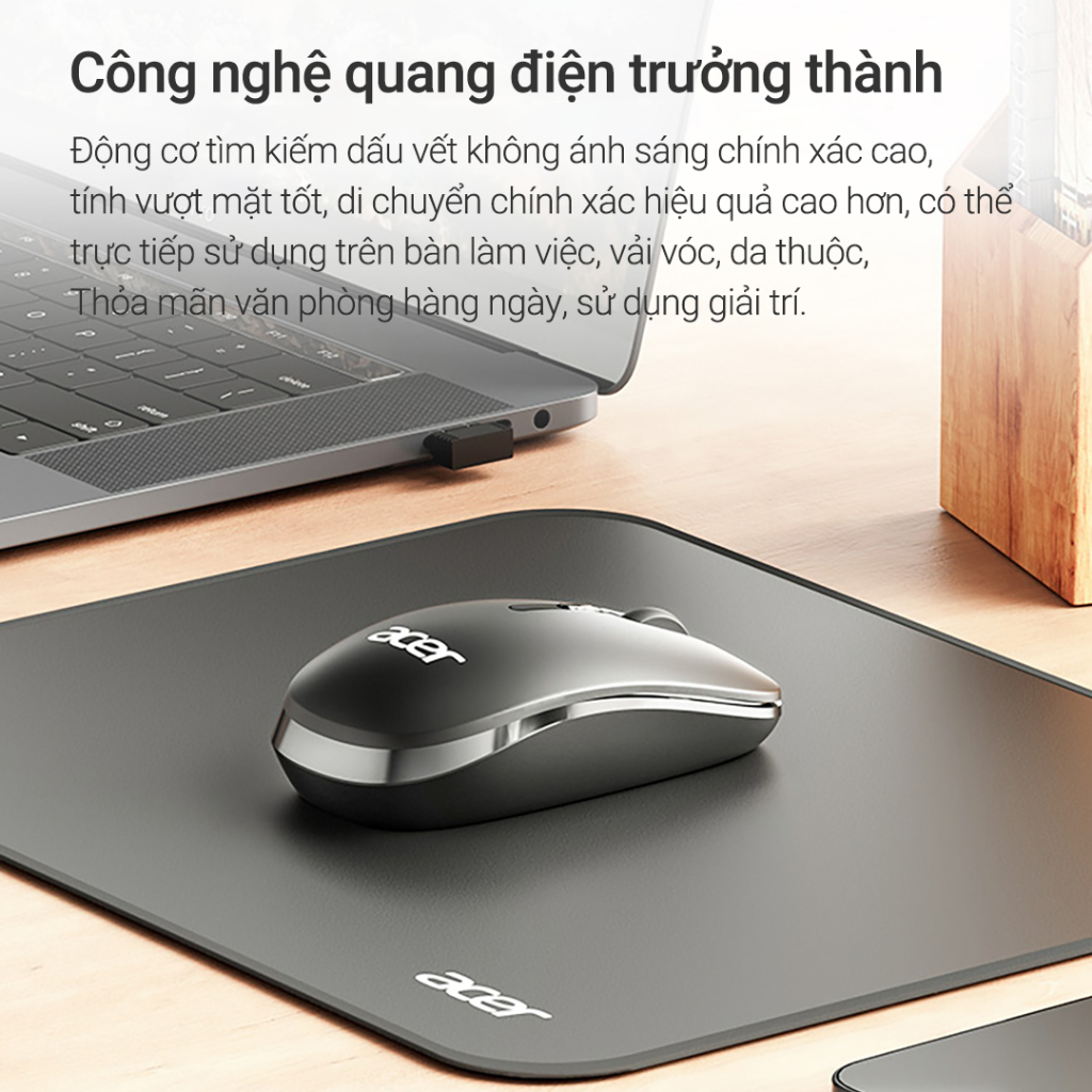 Chuột không dây mới của Acer đã giành được chuột không dây Acer M153 2. Hộp số không dây 4g điều chỉnh DPI động ba chiều đồng thời văn phòng | BigBuy360 - bigbuy360.vn