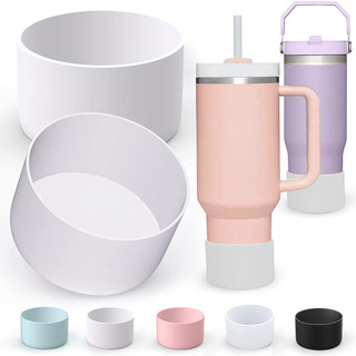 2 Chiếc Giá Đỡ Cốc Khởi Động Silicon, Đế Chống Trơn Trượt Cho Chai Nước Inox 32oz & 40oz