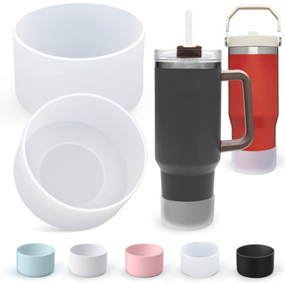 2 Chiếc Giá Đỡ Cốc Khởi Động Silicon, Đế Chống Trơn Trượt Cho Chai Nước Inox 32oz & 40oz
