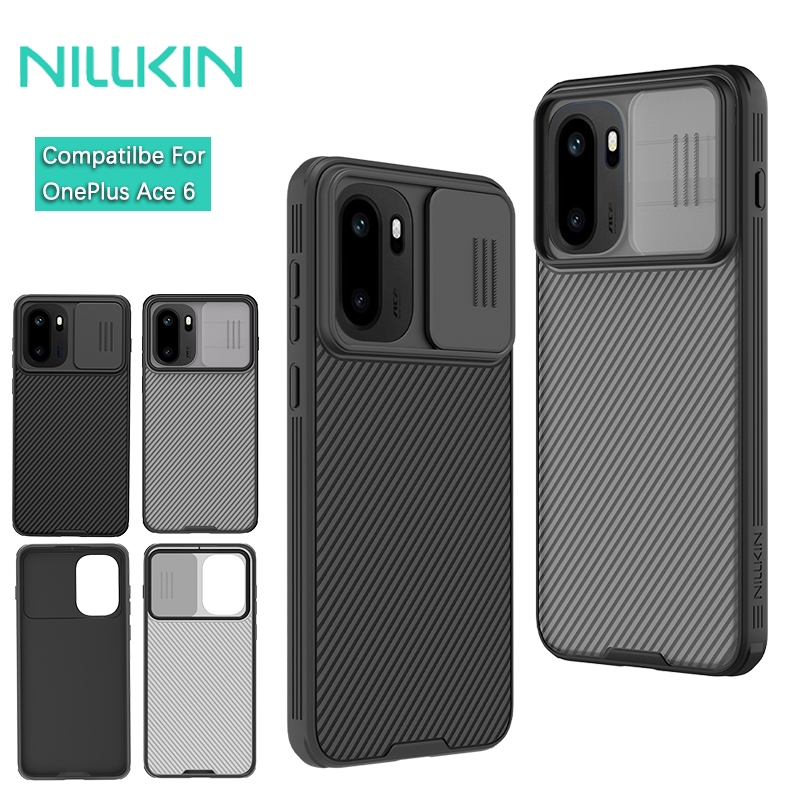 Nillkin Cho OnePlus 15R Ace 6 1 + Ace 6T Camshield Pro PC TPU Bảo Vệ Ống Kính Máy Ảnh Trượt Trượt Ốp Lưng Cứng Vỏ Điện Thoại Vỏ