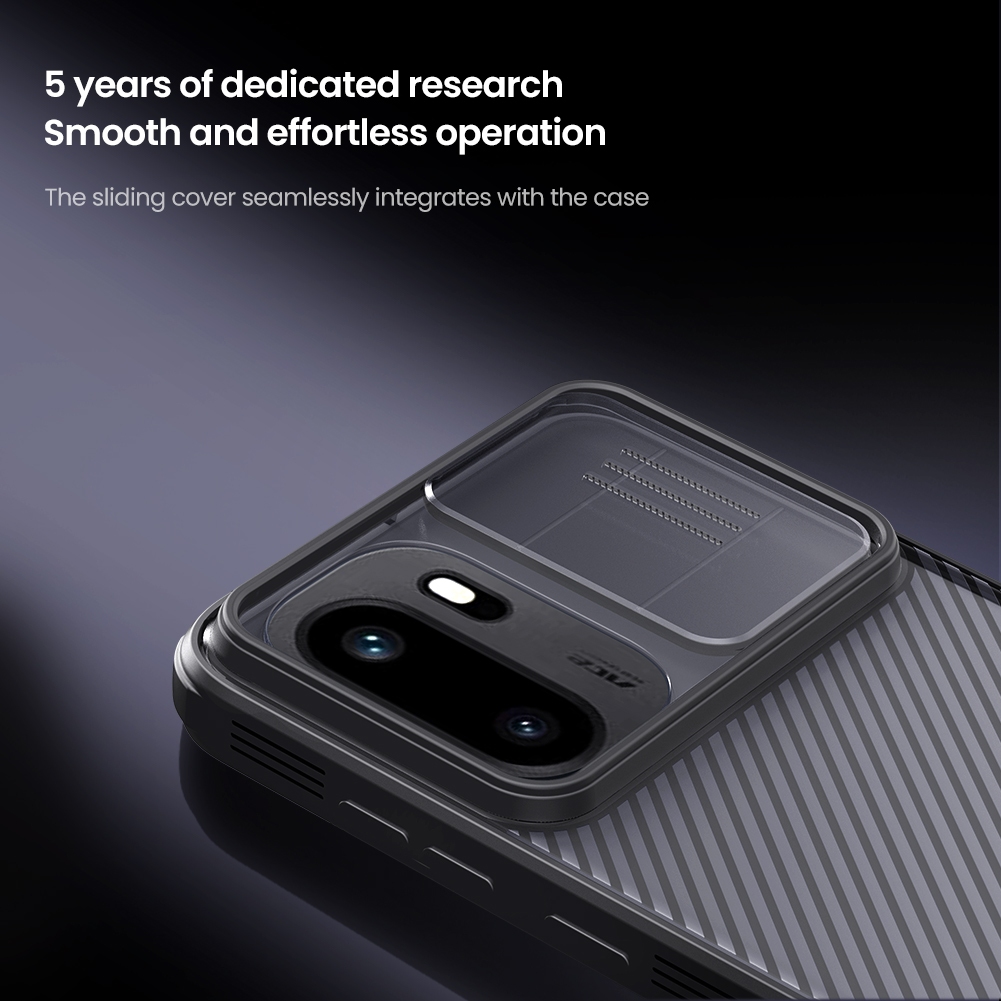 Nillkin Cho OnePlus 15R Ace 6 1 + Ace 6T Camshield Pro PC TPU Bảo Vệ Ống Kính Máy Ảnh Trượt Trượt Ốp Lưng Cứng Vỏ Điện Thoại Vỏ