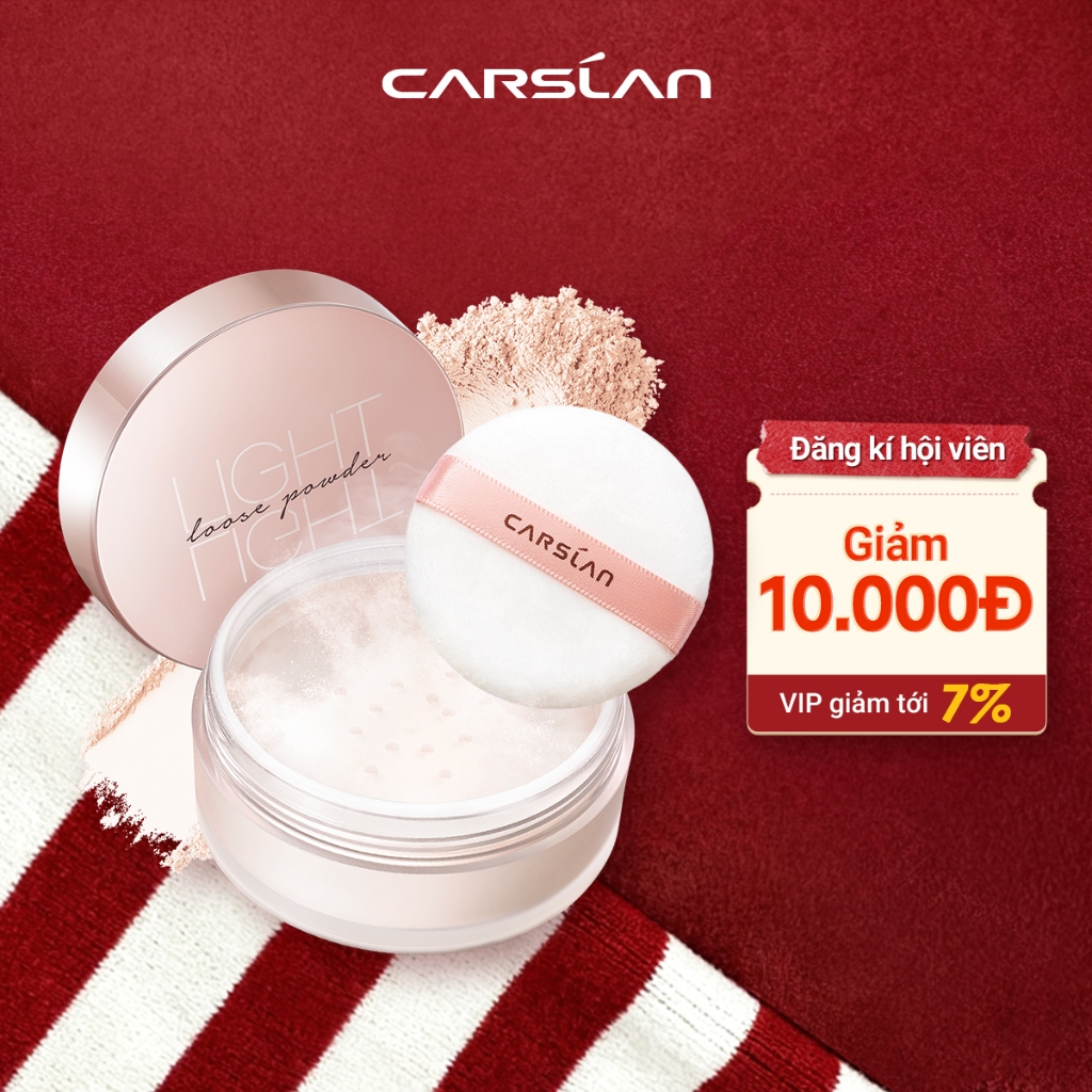 Phấn Phủ Carslan Kiểm Soát Dầu Tiện Dụng Trang Điểm 10g