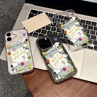 Ốp điện thoại họa tiết hoạt hình Snoopy cho iPhone 17promax 17pro 15pro 15promax 14 14promax 14pro 16 pro max 12 13 16 plus
