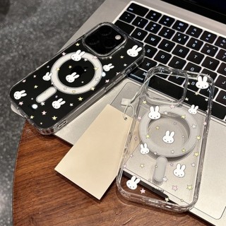 Ốp điện thoại họa tiết đầu thỏ trắng cho iPhone 17promax 17pro 15pro 15promax 14 14promax 14pro 16 pro max 12 13 16 plus ốp lưng