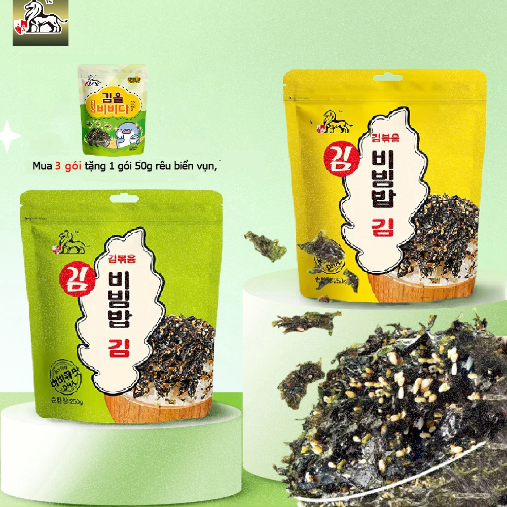 Ganyuan Bibimbap Rong biển Mè Rong biển Nghiền nát Thực phẩm bổ sung cho trẻ em Thực phẩm tốt cho sức khỏe