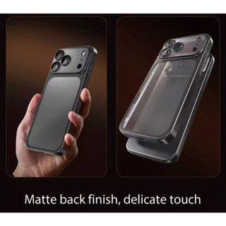 Dành cho iPhone 17 Pro Max 13 14 Pro 15 Pro Max 16 Pro 17 Vỏ điện thoại mạ điện mờ bao gồm tất cả các bộ phim ống kính đơn giản giảm sốc và chống rơi Vỏ bảo vệ điện thoại PC