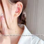 Bông tai titan nữ không gỉ mạ vàng 24k thiết kế dáng dài mẫu mã trẻ trung thanh lịch