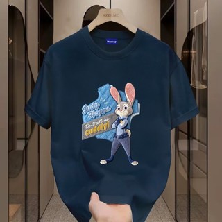 ✨Hàng có sẵn✨ WASSUP 2025 mẫu áo thun nam họa tiết cảnh sát thỏ — Áo thun nam mới! 100% cotton, thời trang, Unisex.
