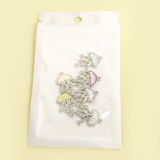 10 Chiếc Dreamy Đầy Màu Sắc Sứa Quyến Rũ Với Kim Cương Giả, Tinh Tế Cuộc Sống Biển Tạo Kiểu Nhựa Hợp Kim Mặt Dây Chuyền Cho DIY Tính Khí Nữ Xương Đòn Dây Chuyền Vòng Cổ Bông Tai Vòng Tay Trâm Cài