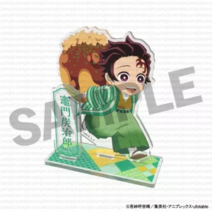 Demon Slayer: Kimetsu no Yaiba x Gindaco Takoyaki Hợp tác Chibi Acrylic Đứng Hình Merch