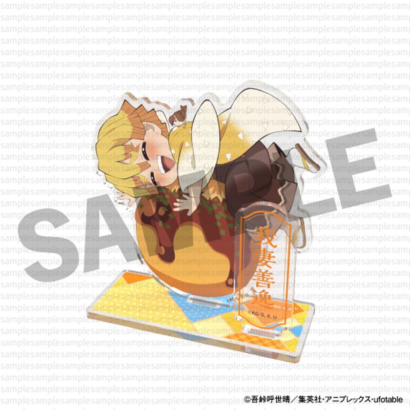 Demon Slayer: Kimetsu no Yaiba x Gindaco Takoyaki Hợp tác Chibi Acrylic Đứng Hình Merch