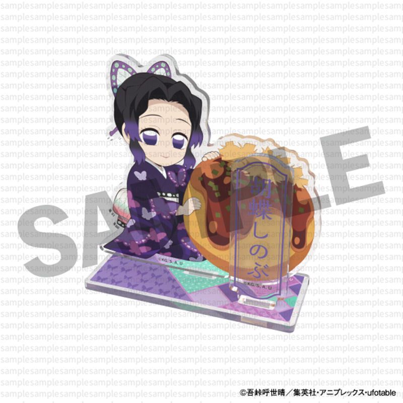 Demon Slayer: Kimetsu no Yaiba x Gindaco Takoyaki Hợp tác Chibi Acrylic Đứng Hình Merch