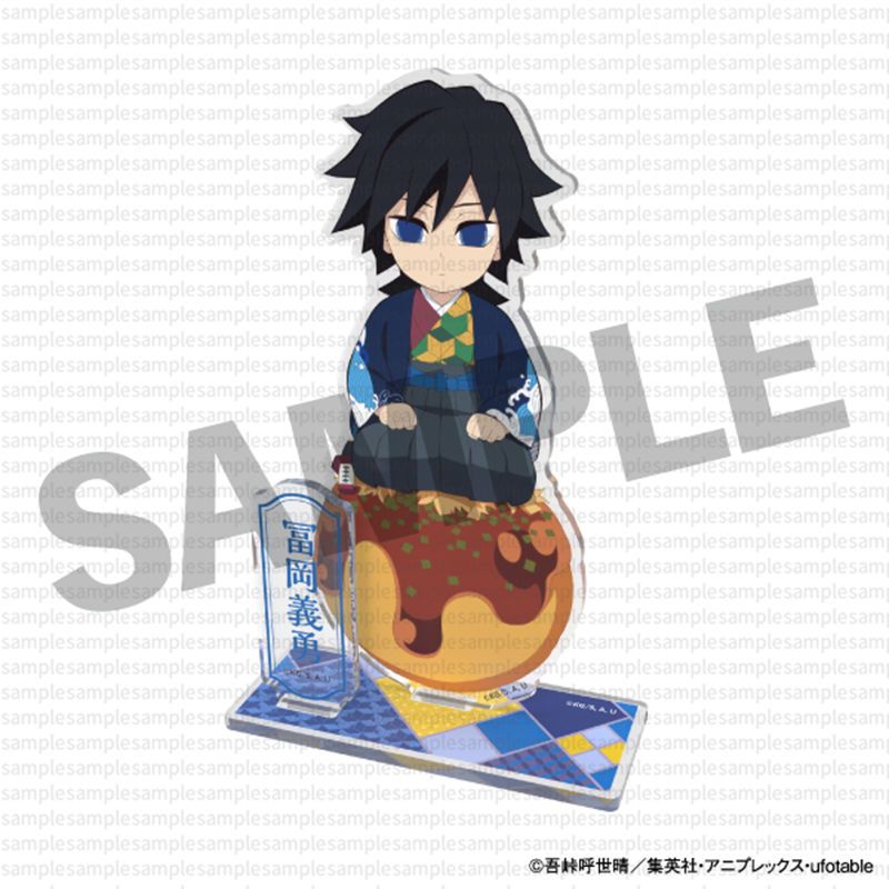 Demon Slayer: Kimetsu no Yaiba x Gindaco Takoyaki Hợp tác Chibi Acrylic Đứng Hình Merch