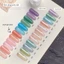 Bột có độ bóng cao Làm sáng da trong suốt Sơn móng tay 0,3g Magic Mirror Crystal Kết cấu trong suốt Bột mạ pha lê