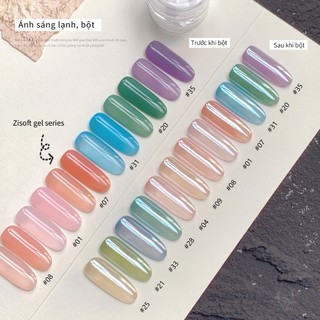 [ANNIES] Bột có độ bóng cao Làm sáng da trong suốt Sơn móng tay 0,3g Magic Mirror Crystal Kết cấu trong suốt Bột mạ pha lê