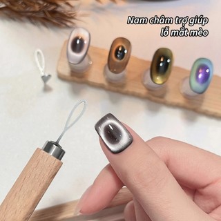 [ANNIES] Làm Móng Tay Rỗng Nam Châm Mắt Mèo Siêu Dẫn Từ Tính Sơn Móng Tay Keo Lỗ Hấp Thụ Sắt Mắt Mèo Nam Châm Mạnh Mẽ